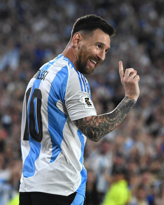 Sự có mặt của Messi luôn mang tới niềm vui cho Argentina