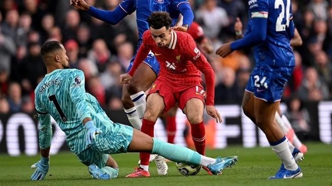 4 tình huống tranh cãi penalty ở hiệp 1 trận Liverpool vs Chelsea 3