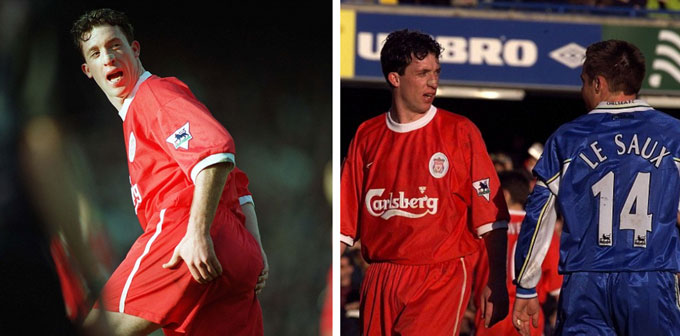 Robbie Fowler nhục mạ Le Saux