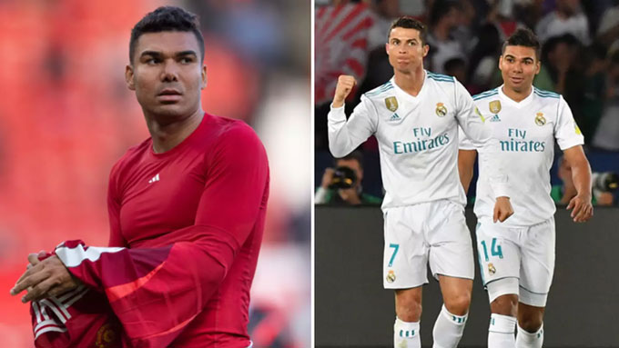 Casemiro coi Ronaldo cùng Messi, Neymar là những cầu thủ vĩ đại