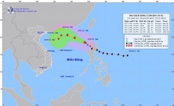 Dự báo bão số 8: Trên vùng biển phía Đông khu vực Bắc Biển Đông, di chuyển theo hướng Tây Bắc