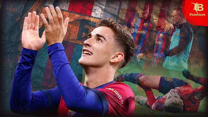 Gavi vừa trở lại thi đấu cho Barca sau hơn 11 tháng xa sân cỏ