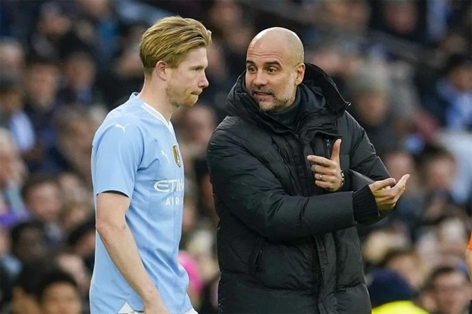 Guardiola chưa thể đón De Bruyne trở lại ở đại chiến Tottenham