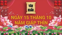 Văn khấn rằm tháng 10 Âm lịch năm Giáp Thìn, bài cúng rằm gia tiên và thổ công chuẩn nhất