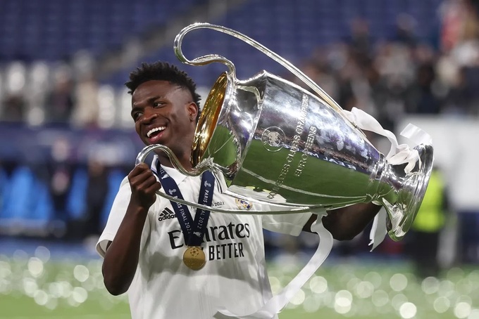 Với thành tích ấn tượng ở mùa 2023/24, Vinicius Jr cứ ngỡ mình cầm chắc Quả bóng vàng 2024