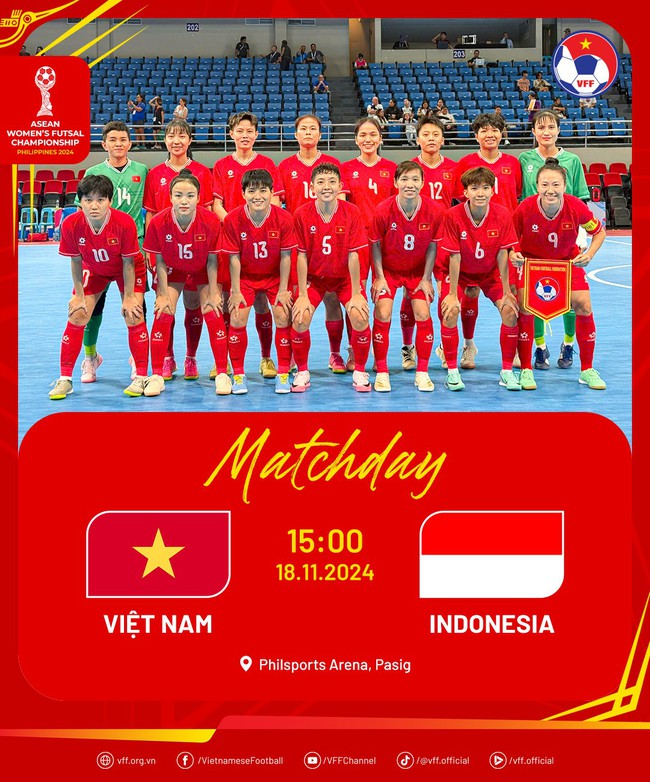 TRỰC TIẾP bóng đá nữ Việt Nam vs Indonesia 15h00 hôm nay, giải Đông Nam Á 2024 vòng bảng - Ảnh 2.