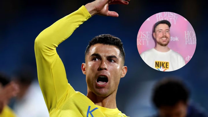 Ronaldo và Mr.Beast sắp khuấy đảo Internet