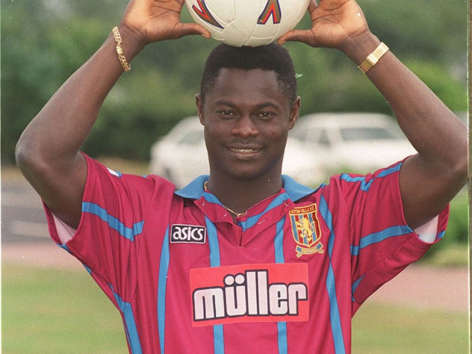 Odartey Lamptey khi còn khoác áo Aston Villa