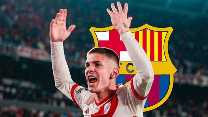 Barca đã cử tuyển trạch viên tới tận mắt theo dõi Franco Mastantuono, ngôi sao trẻ tiếp theo của River Plate.