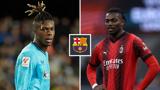 Williams và Leao là 2 mục tiêu của Barca