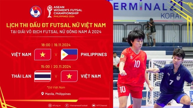 Lịch thi đấu bóng đá hôm nay 19/11: Trực tiếp futsal nữ Việt Nam vs Philippines, Hải Phòng vs HAGL - Ảnh 1.