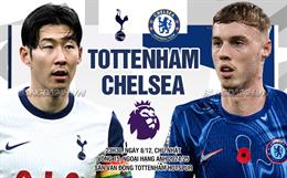 Nhận định Tottenham vs Chelsea (23h30 ngày 8/12): Căng như dây đàn