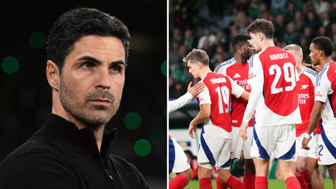 Arteta muốn đẩy 6 cầu thủ đội một trong hè 2025