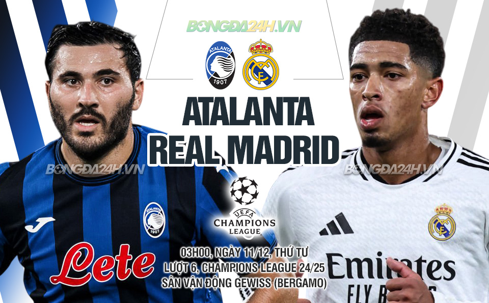 Atalanta vs Real Madrid Bản lĩnh nhà vua 3