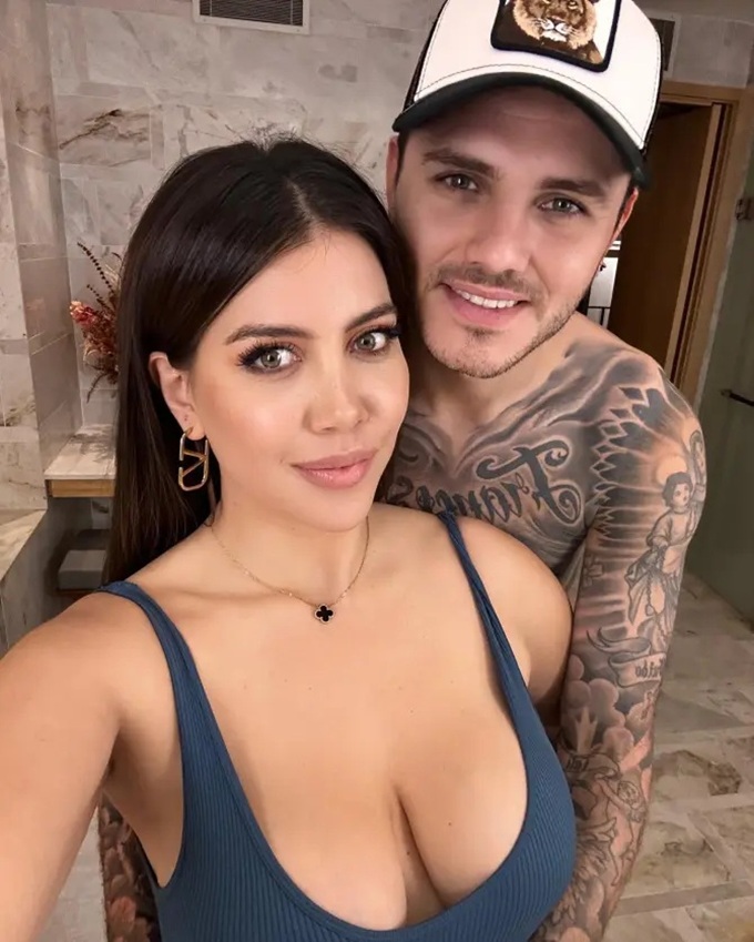 Icardi và Wanda Nara khi còn mặn nồng