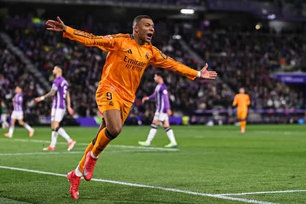 Mbappe ghi 22 bàn trên mọi mặt trận cho Real ở mùa này.