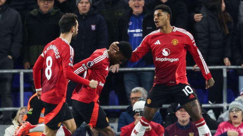 Rashford đã ghi bàn trong trận đấu đầu tiên dưới thời Amorim